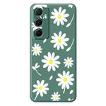 For Samsung Galaxy A32 5G E Series Minimalist TPU Creative Painted Phone Case(Green A1068)
