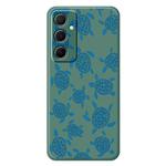 For Samsung Galaxy A06 5G / 4G D Series Minimalist TPU Creative Painted Phone Case(Green A1047)