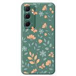 For Samsung Galaxy A24 5G / 4G D Series Minimalist TPU Creative Painted Phone Case(Green A1059)