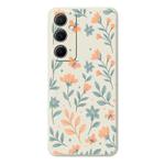 For Samsung Galaxy A13 5G D Series Minimalist TPU Creative Painted Phone Case(White A1059)