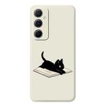 For Samsung Galaxy A16 4G / 5G C Series Minimalist TPU Creative Painted Phone Case(White A1013)