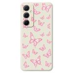 For Samsung Galaxy A25 4G / 5G C Series Minimalist TPU Creative Painted Phone Case(White A1033)