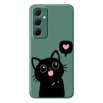 For Samsung Galaxy A53 5G C Series Minimalist TPU Creative Painted Phone Case(Green A1036)