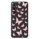 For Samsung Galaxy A22 5G C Series Minimalist TPU Creative Painted Phone Case(Black A1033)