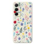 For iPhone 12 Pro Max A Series Minimalist TPU Creative Painted Phone Case(White A0944)