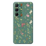 For iPhone 12 Pro Max A Series Minimalist TPU Creative Painted Phone Case(Green A0953)