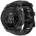 For Garmin Instinct 3 AMOLED 50mm / Solar 50mm xDfind Quick-release Silicone Watch Band(Black)