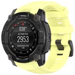 For Garmin Instinct 3 AMOLED 50mm / Solar 50mm xDfind Quick-release Silicone Watch Band(Yellow)