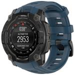 For Garmin Instinct 3 AMOLED 50mm / Solar 50mm xDfind Quick-release Silicone Watch Band(Blue)