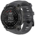 For Garmin Instinct 3 AMOLED 50mm / Solar 50mm xDfind Quick-release Silicone Watch Band(Graphite Grey)