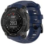 For Garmin Instinct 3 AMOLED 50mm / Solar 50mm xDfind Quick-release Silicone Watch Band(Midnight Blue)