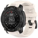 For Garmin Instinct 3 AMOLED 50mm / Solar 50mm xDfind Quick-release Silicone Watch Band(Starlight)