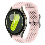For Samsung Galaxy Watch 7 / 6 / 5 / FE xDfind Breathable Silicone Watch Band(Pink)