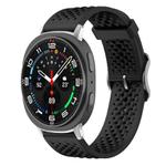 For Samsung Galaxy Watch8 / 8 Classic xDfind Breathable Silicone Watch Band(Black)