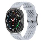 For Samsung Galaxy Watch8 / 8 Classic xDfind Breathable Silicone Watch Band(Grey)