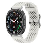 For Samsung Galaxy Watch8 / 8 Classic xDfind Breathable Silicone Watch Band(Starlight)