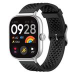 For Xiaomi Band 9 Pro/8 Pro/Redmi Watch 5/4 xDfind Breathable Silicone Watch Band(Black)