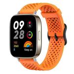 For Redmi Watch 3 xDfind Breathable Silicone Watch Band(Orange)