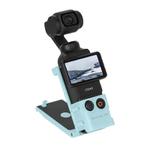 For DJI OSMO Pocket 3 Sunnylife Magnetic Mount 1/4 Adapter Cold Shoe Tabletop Base Bracket Angles Adjustable Multi Expansion Mount(Blue)