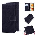 For LG K61 Tiger Embossing Pattern Horizontal Flip Leather Case with Holder & Card Slots & Wallet(Black)