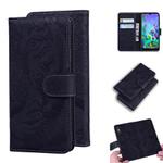 For LG K50 / Q60 Tiger Embossing Pattern Horizontal Flip Leather Case with Holder & Card Slots & Wallet(Black)