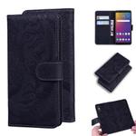 For LG Stylo 5 Tiger Embossing Pattern Horizontal Flip Leather Case with Holder & Card Slots & Wallet(Black)