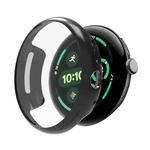 For Google Pixel Watch 3 45mm Integrated Full Coverage TPU Watch Protective Cover(Black)