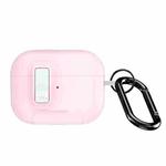 For AirPods Pro 2 DUX DUCIS PECQ Series Magnetic Earphone Case with Holder & Security Lock(Pink White)