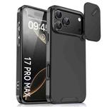 For iPhone 17 Pro Max Sliding Camshield TPU + PC Phone Case(Black)