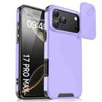 For iPhone 17 Pro Max Sliding Camshield TPU + PC Phone Case(Purple)