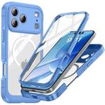 For iPhone 17 Pro Max RedPepper Tempered Glass MagSafe Phone Case(Blue)