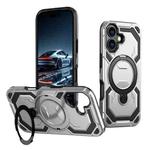 For iPhone 17 Cooling MagSafe Holder Phone Case(Grey)