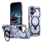 For iPhone 17 Cooling MagSafe Holder Phone Case(Light Purple)