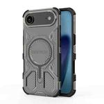 For iPhone 17 Air BIBERCAS Transparent Color Series MagSafe Air Bag Shockproof Phone Case(Black)