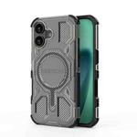 For iPhone 17 BIBERCAS Transparent Color Series MagSafe Air Bag Shockproof Phone Case(Black)
