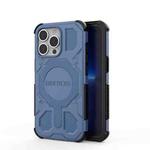 For iPhone 13 Pro BIBERCAS Real Color Series MagSafe Shockproof Phone Case(Blue)