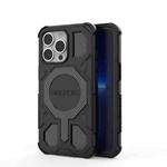 For iPhone 13 Pro BIBERCAS Real Color Series MagSafe Shockproof Phone Case(Black)