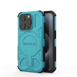For iPhone 15 Pro BIBERCAS Real Color Series MagSafe Shockproof Phone Case(Green)