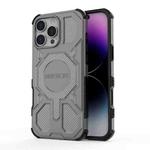 For iPhone 16 Pro Max BIBERCAS Real Color Series MagSafe Shockproof Phone Case(Gray)