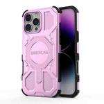 For iPhone 16 Pro Max BIBERCAS Real Color Series MagSafe Shockproof Phone Case(Pink)