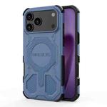 For iPhone 17 Pro Max BIBERCAS Real Color Series MagSafe Shockproof Phone Case(Blue)