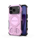 For iPhone 17 Pro BIBERCAS Real Color Series MagSafe Shockproof Phone Case(Pink)