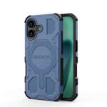 For iPhone 17 BIBERCAS Real Color Series MagSafe Shockproof Phone Case(Blue)