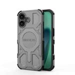 For iPhone 17 BIBERCAS Real Color Series MagSafe Shockproof Phone Case(Gray)
