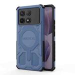 For Redmi K70 BIBERCAS Real Color Series MagSafe Shockproof Phone Case(Blue)