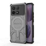 For Redmi K70 BIBERCAS Real Color Series MagSafe Shockproof Phone Case(Gray)