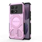 For Redmi K70 BIBERCAS Real Color Series MagSafe Shockproof Phone Case(Pink)