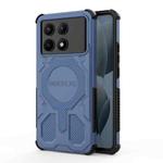 For Redmi K70E BIBERCAS Real Color Series MagSafe Shockproof Phone Case(Blue)