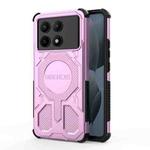 For Redmi K70E BIBERCAS Real Color Series MagSafe Shockproof Phone Case(Pink)