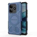 For Redmi Note 14 5G BIBERCAS Real Color Series MagSafe Shockproof Phone Case(Blue)